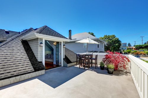 Bauantrag für Dachterrasse auf dem Flachdach eines genehmigten Mehrfamilienhauses